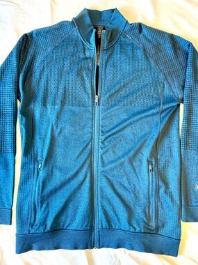 lululemon athletica Men's Lightweight Full-Zip Jacket in Teal Blue